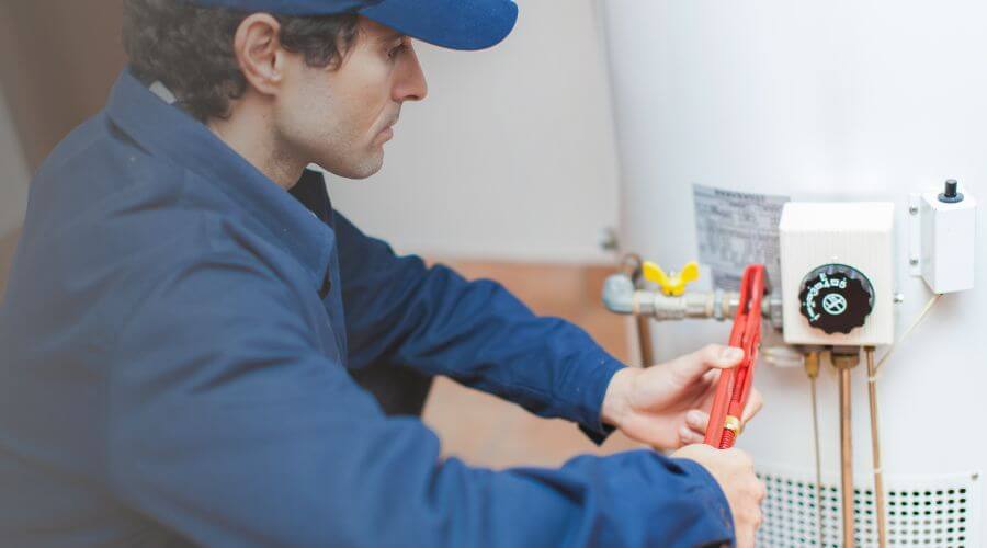 Local water heater installation in Wales, MA
